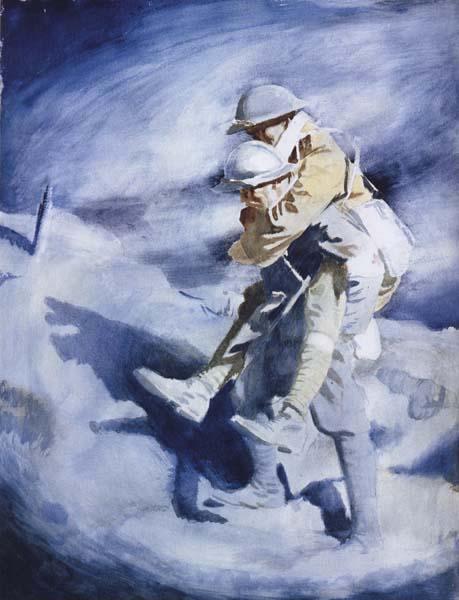Sir William Orpen Poilu and Tommy oil painting picture